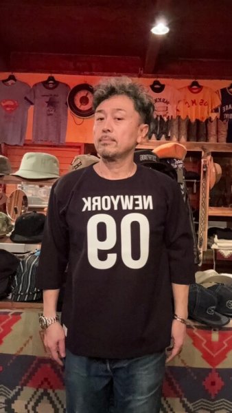 画像11: HIGHWAY NINE ハイウェイナイン  10/-TENJIKU ROUGH FIT FOOT BALL PRINT TEE NEW YORK WHITEホワイト/BLACKブラック (11)