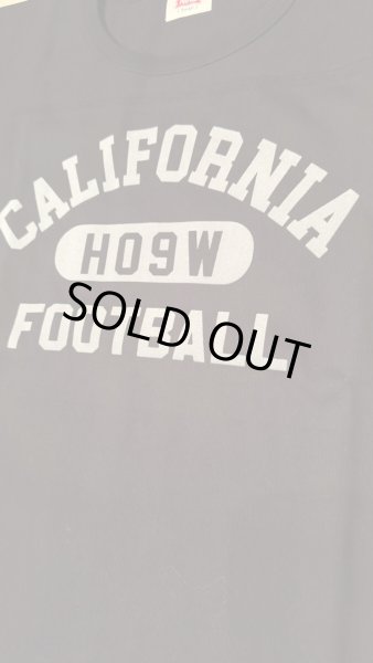 画像7: HIGHWAY NINE　ハイウェイナイン　 10/-TENJIKU ROUGH FIT FOOT BALL PRINT TEE　CALIFORNIA　WHITEホワイト/BLACKブラック (7)