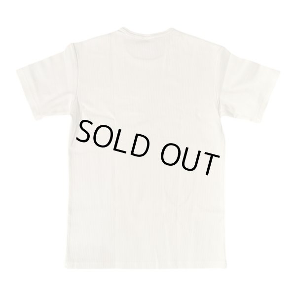 画像2: HIGHWAY NINE ハイウェイナイン C-NECK RIB S/S Tee WHITE (2)