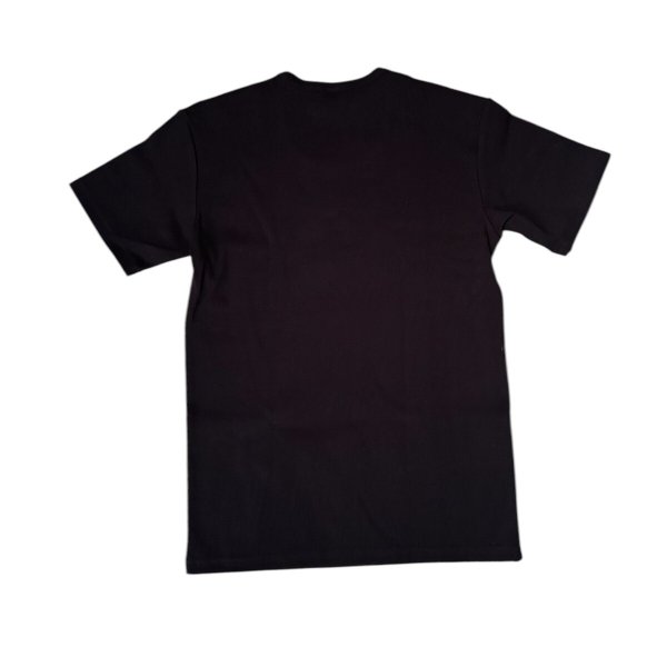 画像2: HIGHWAY NINE ハイウェイナイン U-NECK RIB S/S Tee BLACK (2)