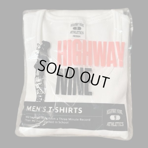 画像6: HIGHWAY NINE ハイウェイナイン U-NECK RIB S/S Tee WHITE (6)