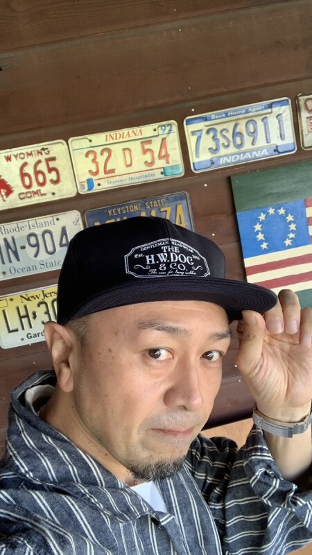 THE H.W.DOG&CO TRUCKER CAP NAVY ネイビー - PHILLIP66