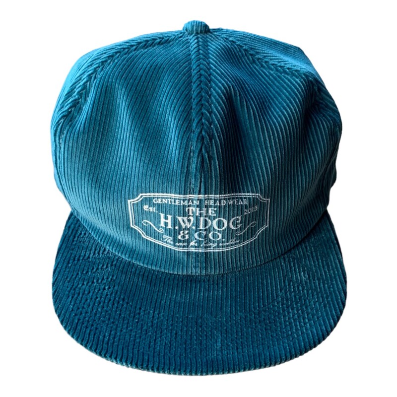 【新品】DOG\u0026CO トラッカー コーデュロイ CAP ブルー