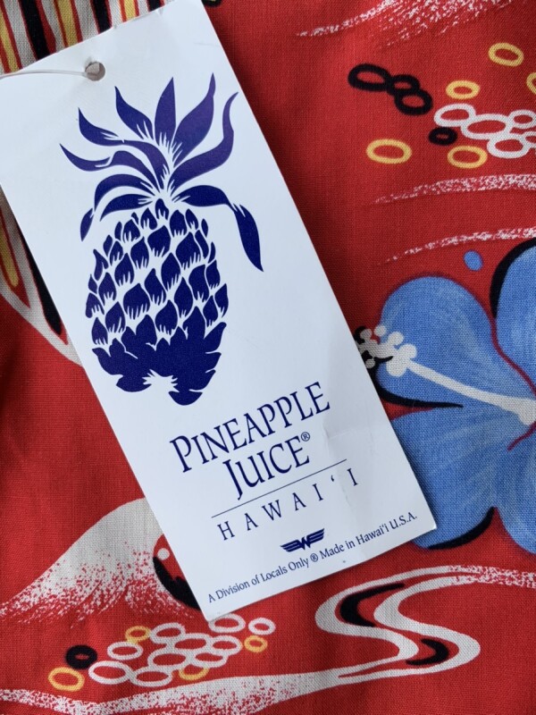 PINEAPPLE JUICE パイナップルジュース アロハシャツ ハワイアンシャツ