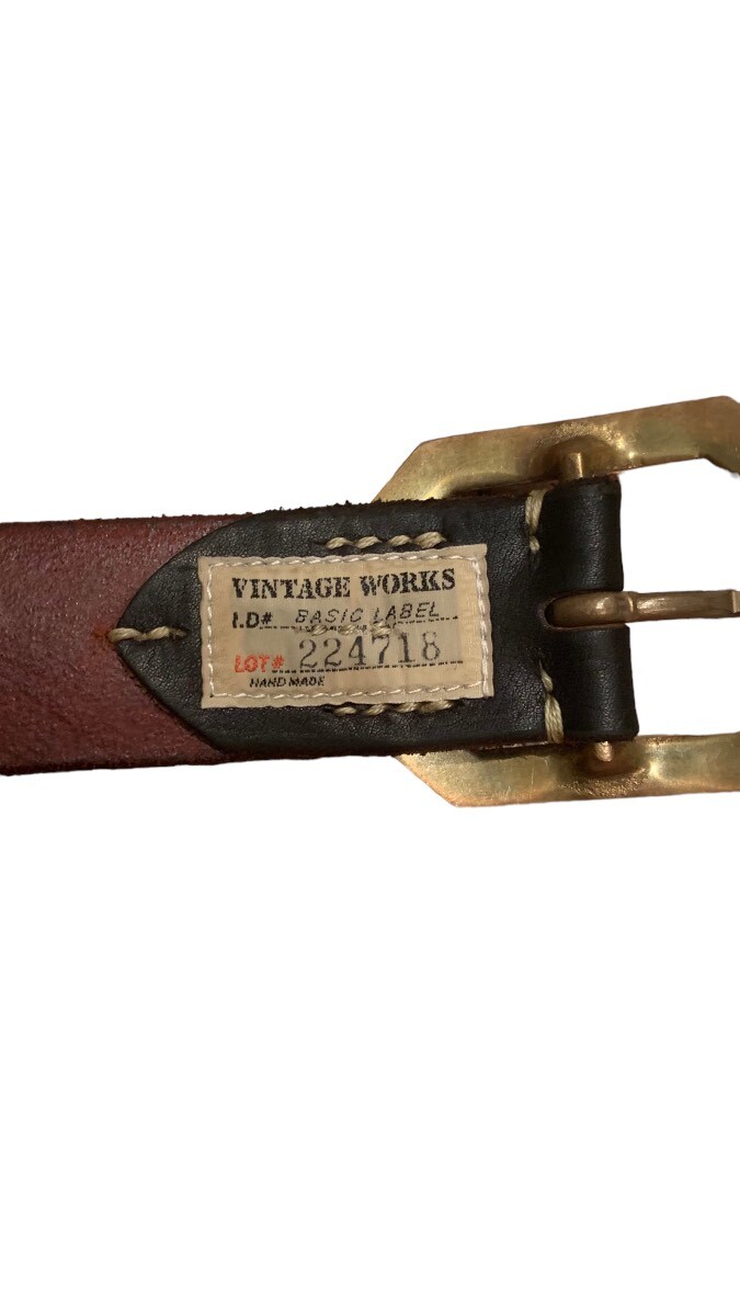 VintageWorks ヴィンテージワークス BELT ベルト BLACK
