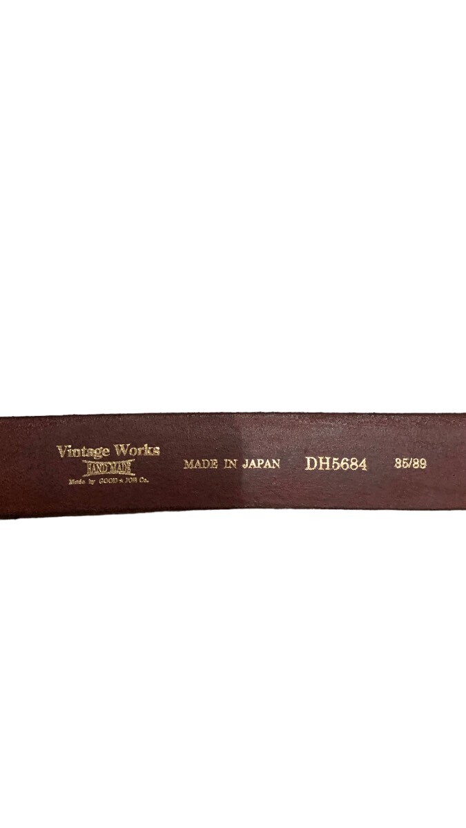 VintageWorks ヴィンテージワークス BELT ベルト BLACK
