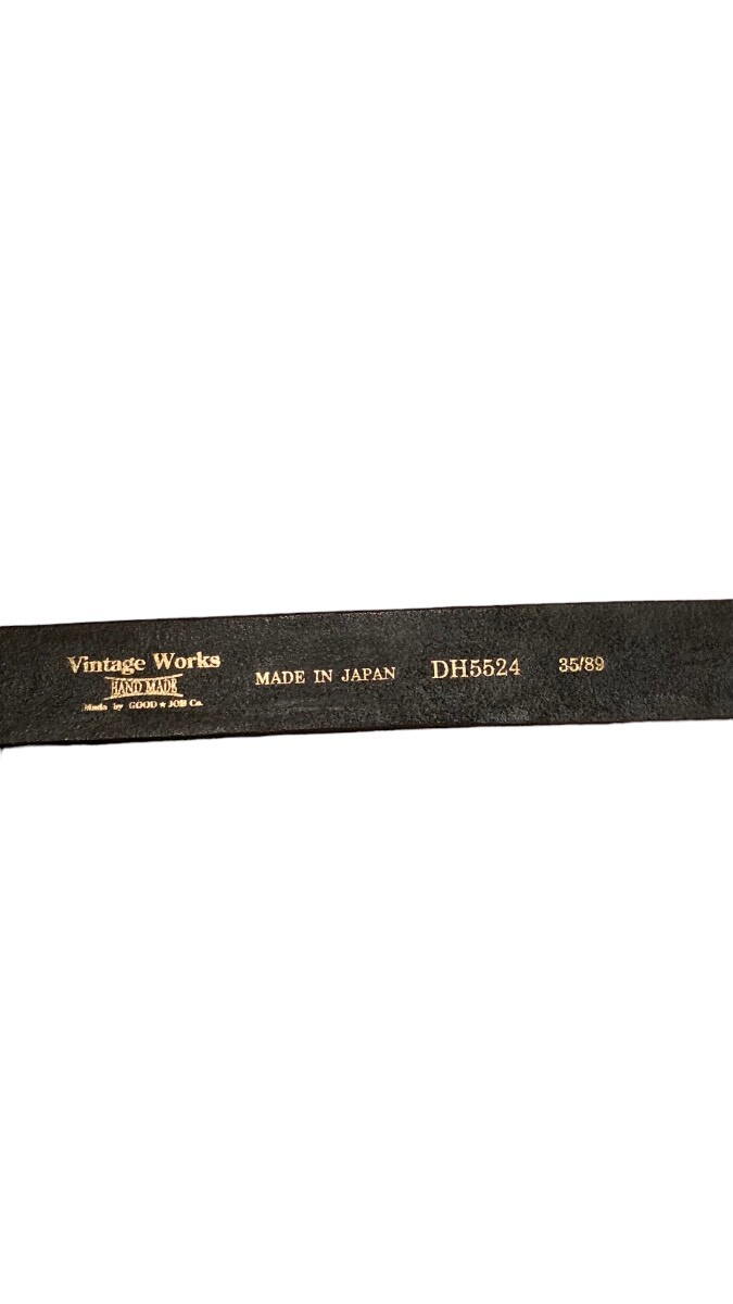 仮面の野菜人VINTAGE WORKS ベルト 33/84 FLANNEL 仮面の野菜人様専用VINTAGE WORKS ベルト 33/84 FLANNEL