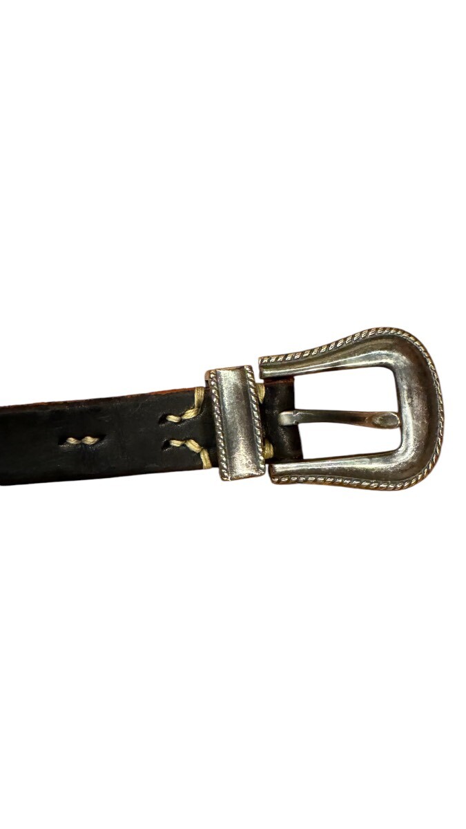 VintageWorks ヴィンテージワークス ウエスタンベルト 茶芯 BLACK
