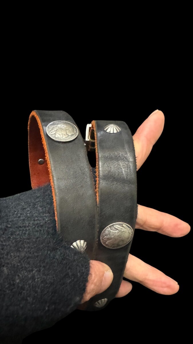 VintageWorks ヴィンテージワークス ウエスタンコンチョベルト 茶芯