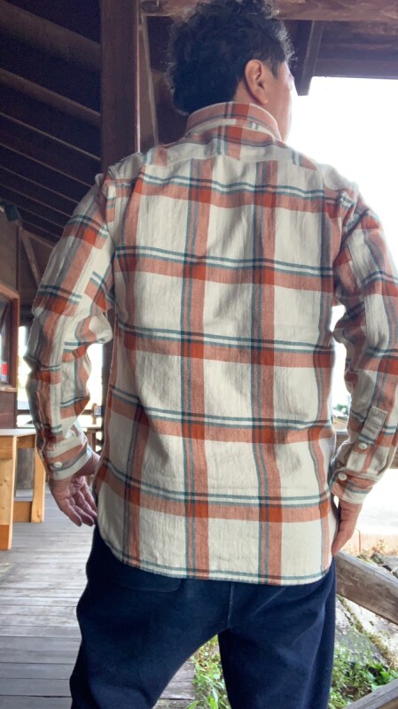 ＣＵＳＨＭＡＮ クッシュマン NEL CHECK WORK SHIRT ネルワークシャツ