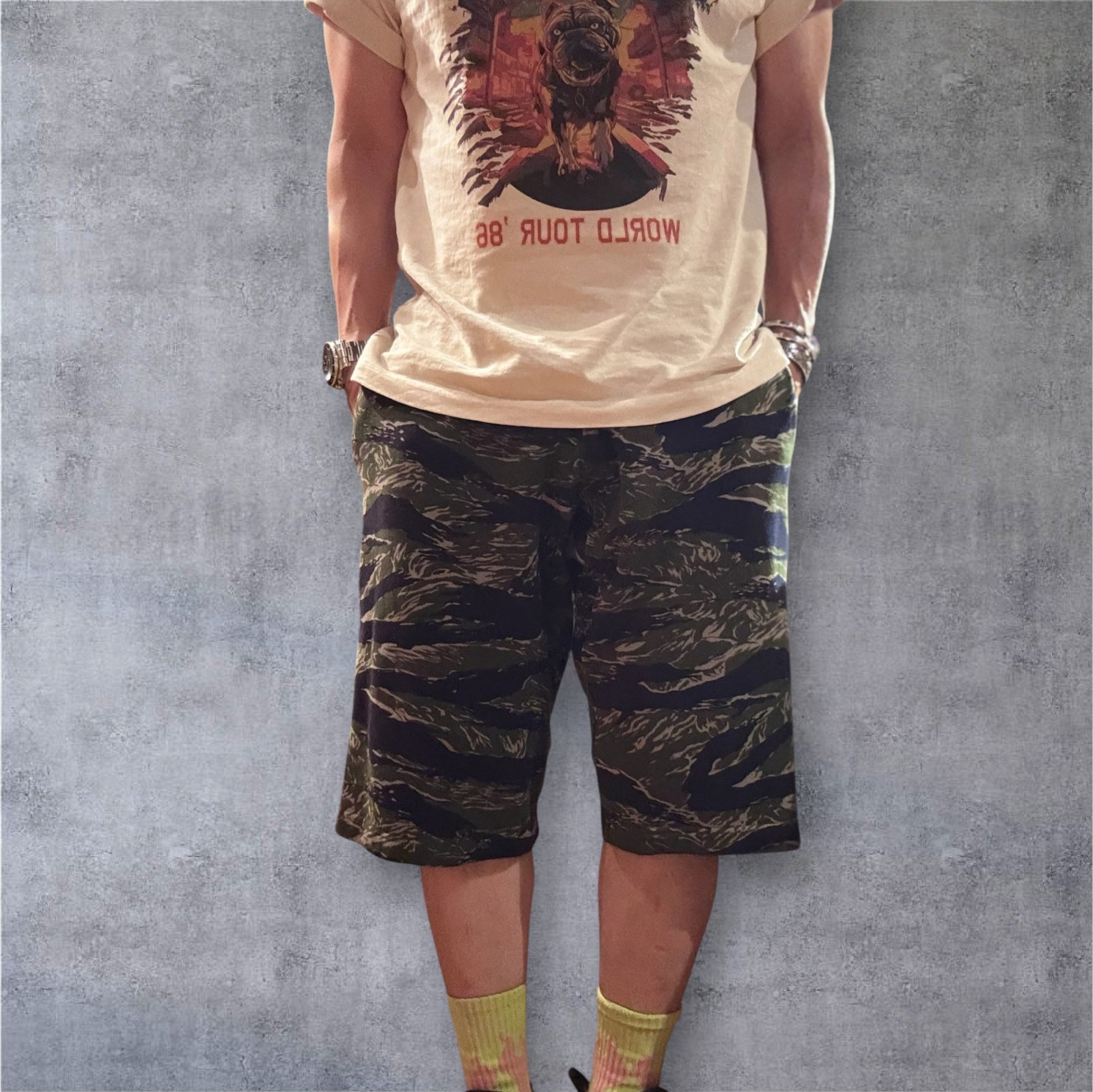 CUSHMAN（クッシュマン）MINI PILE SWEAT SHORTS